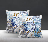 Nouvel Floral Reversible Indoor/Outdoor Square Pillow
