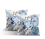 Nouvel Floral Reversible Indoor/Outdoor Square Pillow