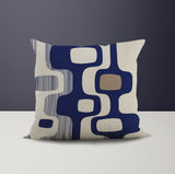Nova Abstract Reversible Indoor/Outdoor Square Pillow