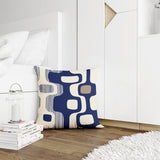 Nova Abstract Reversible Indoor/Outdoor Square Pillow