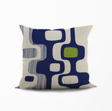 Nova Abstract Reversible Indoor/Outdoor Square Pillow