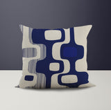 Nova Abstract Reversible Indoor/Outdoor Square Pillow