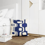 Nova Abstract Reversible Indoor/Outdoor Square Pillow