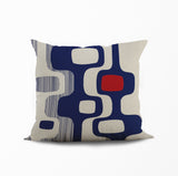 Nova Abstract Reversible Indoor/Outdoor Square Pillow