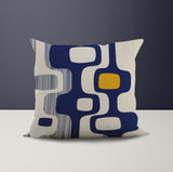 Nova Abstract Reversible Indoor/Outdoor Square Pillow