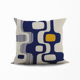 Nova Abstract Reversible Indoor/Outdoor Square Pillow