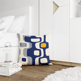 Nova Abstract Reversible Indoor/Outdoor Square Pillow