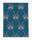 Novelle low pile chair mat in Blue