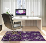 Novelle low pile chair mat in Purple