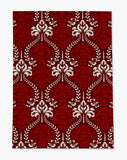 Novelle low pile chair mat in Red