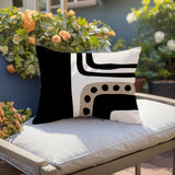 Nowa Minimalist Lumbar Indoor/Outdoor Throw Pillow