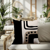 Nowa Abstract Reversible Indoor/Outdoor Square Pillow
