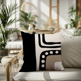 Nowa Abstract Reversible Indoor/Outdoor Square Pillow