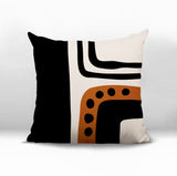 Nowa Abstract Reversible Indoor/Outdoor Square Pillow