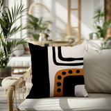 Nowa Abstract Reversible Indoor/Outdoor Square Pillow