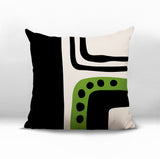 Nowa Abstract Reversible Indoor/Outdoor Square Pillow