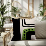 Nowa Abstract Reversible Indoor/Outdoor Square Pillow