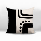 Nowa Abstract Reversible Indoor/Outdoor Square Pillow