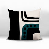 Nowa Abstract Reversible Indoor/Outdoor Square Pillow