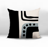 Nowa Abstract Reversible Indoor/Outdoor Square Pillow