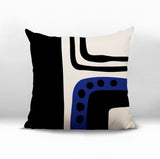 Nowa Abstract Reversible Indoor/Outdoor Square Pillow