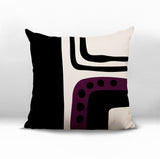 Nowa Abstract Reversible Indoor/Outdoor Square Pillow