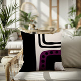Nowa Abstract Reversible Indoor/Outdoor Square Pillow