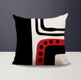 Nowa Abstract Reversible Indoor/Outdoor Square Pillow