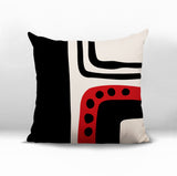 Nowa Abstract Reversible Indoor/Outdoor Square Pillow