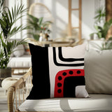 Nowa Abstract Reversible Indoor/Outdoor Square Pillow