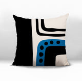Nowa Abstract Reversible Indoor/Outdoor Square Pillow