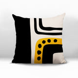 Nowa Abstract Reversible Indoor/Outdoor Square Pillow