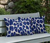 Nubi Zebra Print Indoor/Outdoor Reversible Rectangular Pillow