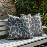 Nubi Zebra Print Indoor/Outdoor Reversible Square Pillow