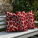 Nubi Zebra Print Indoor/Outdoor Reversible Square Pillow