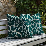 Nubi Zebra Print Indoor/Outdoor Reversible Square Pillow