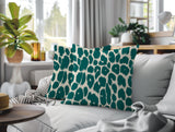 Nubi Zebra Print Indoor/Outdoor Reversible Square Pillow
