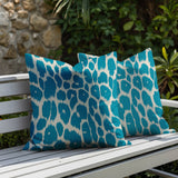 Nubi Zebra Print Indoor/Outdoor Reversible Square Pillow