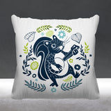 Nutsy Animal Reversible Indoor/Outdoor Square Pillow