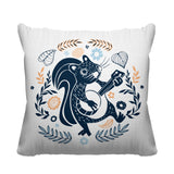 Nutsy Animal Reversible Indoor/Outdoor Square Pillow