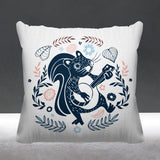 Nutsy Animal Reversible Indoor/Outdoor Square Pillow