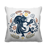 Nutsy Animal Reversible Indoor/Outdoor Square Pillow
