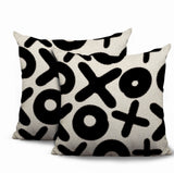 Ohi 2 Sets Indoor/Outdoor Reversible Indoor Square Pillow