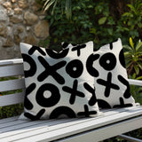 Ohi 2 Sets Lumbar Indoor/Outdoor Reversible Indoor Pillow