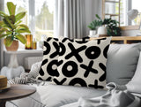 Ohi 2 Sets Lumbar Indoor/Outdoor Reversible Indoor Pillow