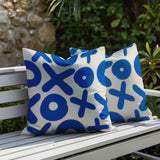 Ohi 2 Sets Lumbar Indoor/Outdoor Reversible Indoor Pillow