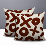 Ohi 2 Sets Square Indoor/Outdoor Reversible Indoor Pillow