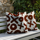 Ohi 2 Sets Lumbar Indoor/Outdoor Reversible Indoor Pillow