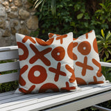 Ohi 2 Sets Lumbar Indoor/Outdoor Reversible Indoor Pillow