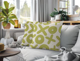Ohi 2 Sets Lumbar Indoor/Outdoor Reversible Indoor Pillow